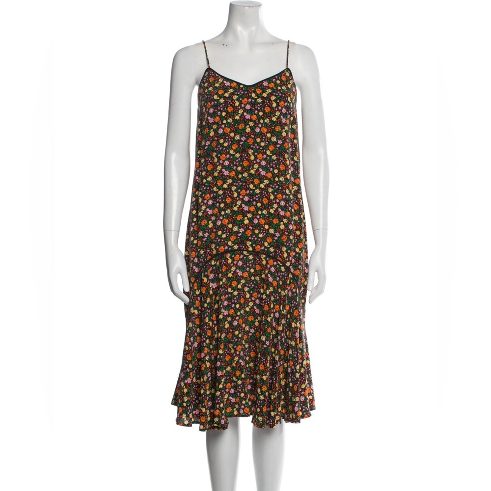 Ganni midi floral dress